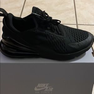 All Black boys Nike 270. Youth size 6!!!